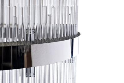 Потолочный светильник Garda Decor 62GDW-901-600CH Люстра Клео (Cleo) M хром d60см h35см арт. 62GDW-901-600CH