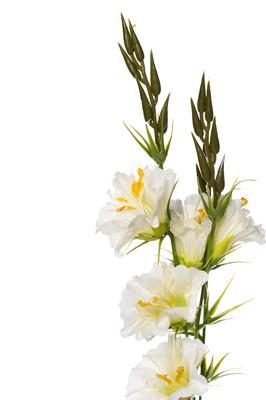 Цветок Garda Decor 8J-950004 Гибискус белый 78см (12) арт. 8J-950004