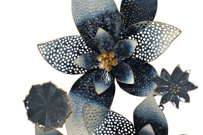 Подарок Garda Decor 37SM-1902 Настенный декор "Цветы" 135.3*66.7*6.4см арт. 37SM-1902