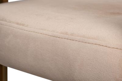 Стул полубарный Garda Decor 76AR-603GOLD-BG Стул полубарный велюр беж/мат. золото 52*55*91см арт. 76AR-603GOLD-BG