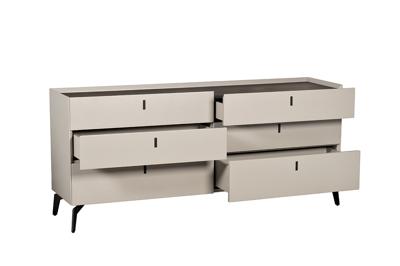 Мебель Garda Decor 77IP-CH817/1 Комод светлый 156*43,5*70см арт. 77IP-CH817/1
