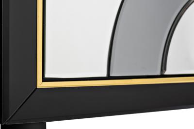 Мебель Garda Decor KFG122 Консоль 2 ящика зеркало двухцветное 120*42*75см арт. KFG122