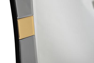 Зеркало Garda Decor KFG123 Зеркало прямоугольное с золотыми вставками 79*102*2см арт. KFG123