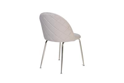 Стул Garda Decor 30C-301-1S GRE Стул велюр серый, хром. ножки 50*53*77см арт. 30C-301-1S GRE