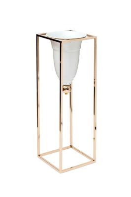 Кашпо Garda Decor 2K389268-G Подставка под цветы d24*80cм, цвет золото арт. 2K389268-G