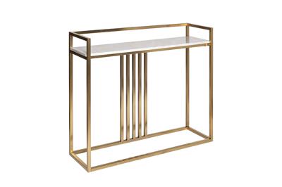 Мебель Garda Decor 47ED-182KONS-ZOL Консоль Мисти Нуова (Misty Nuova) иск.мрам/мат.зол 100*30*85см арт. 47ED-182KONS-ZOL