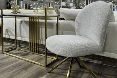 Мебель Garda Decor 47ED-182KONS-ZOL Консоль Мисти Нуова (Misty Nuova) иск.мрам/мат.зол 100*30*85см арт. 47ED-182KONS-ZOL