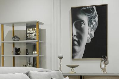Подарок Garda Decor 89VOR-APOLLON/1  Холст "Аполлон-1" 140*100 см, багет латунь арт. 89VOR-APPOLON/1