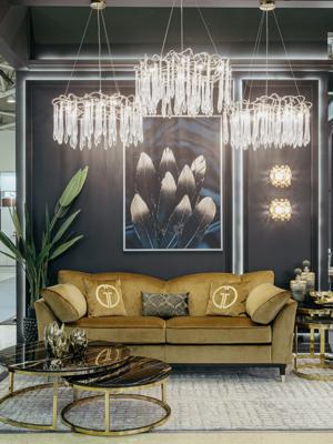 Подарок Garda Decor 89VOR-GOLDEN FEATHER/1  Холст "Золотое перо-1" 140*100 см, багет латунь арт. 89VOR-GOLDEN FEATHER/1