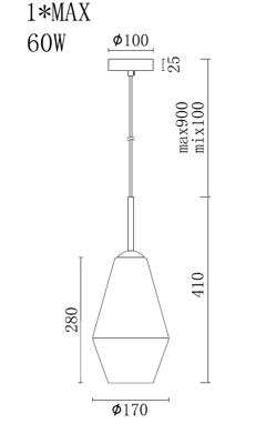 Потолочный светильник Garda Decor 92EL-YG02116-1P Светильник потолочный латунь, d20*h130см арт. 92EL-YG02116-1P