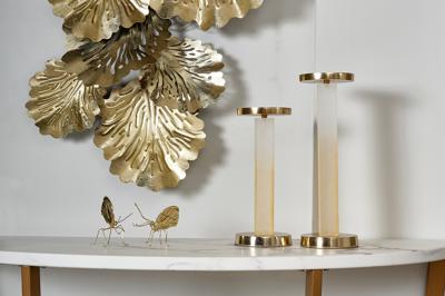 Статуэтка Garda Decor 55RD3437L  Декор настольный "Бабoчка золотая-2" 8*9см арт. 55RD3437L