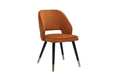Мебель Garda Decor 30C-1205-1 TER Стул велюр терракотовый 53*60*83см арт. 30C-1205-1 TER