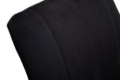 Стул барный Garda Decor 30C-DX-2091 BLK Стул барный велюр черный 42*53*88см арт. 30C-DX-2091 BLK