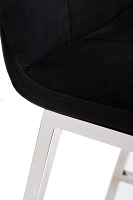 Стул барный Garda Decor 30C-DX-2091 BLK Стул барный велюр черный 42*53*88см арт. 30C-DX-2091 BLK