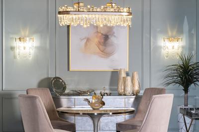 Потолочный светильник Garda Decor 62GDW-985-950 Люстра Ледник (Glacier) L95 h35 см арт. 62GDW-985-950