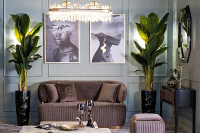 Потолочный светильник Garda Decor 62GDW-985-950 Люстра Ледник (Glacier) L95 h35 см арт. 62GDW-985-950