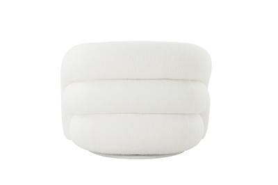 Мебель Garda Decor DY-KRES-117 BEL Кресло поворотное, иск.мех белый 94*83*70см арт. DY-KRES-117 BEL