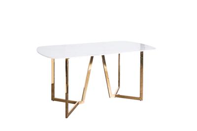 Мебель Garda Decor 47ED-20501 Стол обеденный, основание золото 160*90*75см арт. 47ED-20501