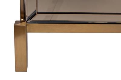 Тумбочка Garda Decor KFG170 Тумба зеркальная 2 ящика 65*45*62см арт. KFG170