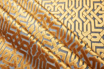 Штора Garda Decor 134LS-127062740-LATTICE ORANG Ткань ГЕОМЕТРИЯ ОРАНЖ(LATTICE ORANG) арт. 134LS-127062740-LATTICE ORANG