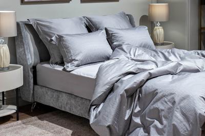 Простыня Garda Decor 130HB-FSH18030 -PROS RES SER Простыня на резинке сатин серый 180*200*30 арт. 130HB-FSH18030 -PROS RES SER