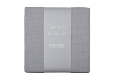 Пододеяльник Garda Decor 130HB-DC215150-POD JAC SER Пододеяльник сатин жаккард Змейка серый 215*150 арт. 130HB-DC215150-POD JAC SER