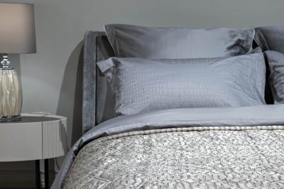Подарок Garda Decor 121GD-HOUST110-POKR SER-Покрывало Хьюстон (Houston) серое со стежкой 260*260 арт. 121GD-HOUST110-POKR SER