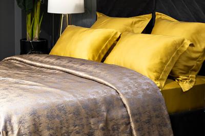 Подарок Garda Decor 121GD-HOUST100-POKR ZOLSER-Покрывало Хьюстон (Houston) золотое 260*260 арт. 121GD-HOUST100-POKR ZOLSER