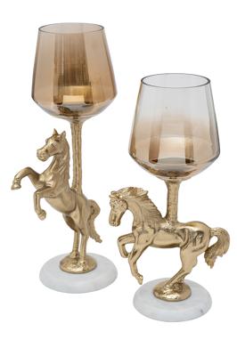 Подсвечник Garda Decor 69-21004 Подсвечник декоративный "Лошадь (Horse)" 17*12*33см арт. 69-21004