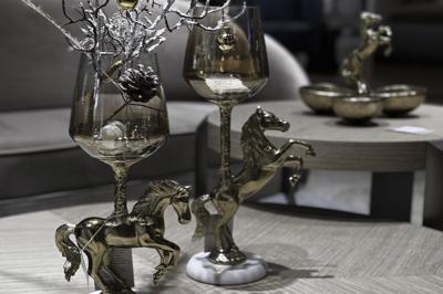 Подсвечник Garda Decor 69-21004 Подсвечник декоративный "Лошадь (Horse)" 17*12*33см арт. 69-21004