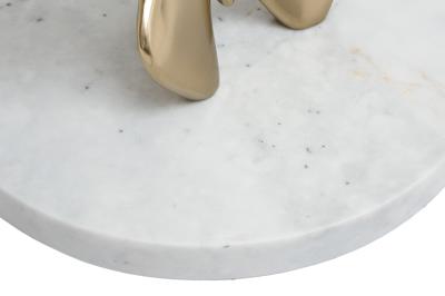 Столик Garda Decor 69-22271 Стол журнальный "Бабочки (Butterflies)" d55*h62,5см арт. 69-22271