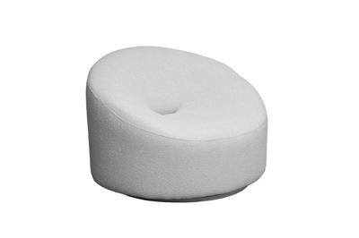 Кресло Garda Decor Кресло поворотное Луна(Luna) букле белый Flona-SVBEG 98*90*69см арт. LUNA-2K-БЕЛ Flona SVBEG