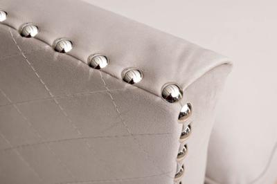 Диван Garda Decor Диван Сорренто(Sorrento) 250 трехмест., велюр св.серый Colt030-SVSER250*101*90 арт. SORRENTO-250-Colt030