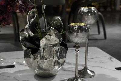 Подсвечник Garda Decor 71PN-31806 Подсвечник декоративный "Черный Бриллиант (Black diamond)" d15*44.5см арт. 71PN-31806
