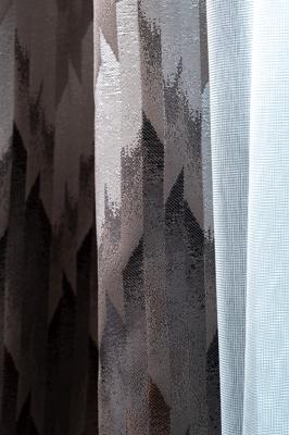 Штора Garda Decor 121GD-03603 Портьера Каскад (Cascada) серая 275*260 арт. 121GD-03603