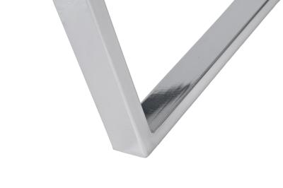 Стол журнальный Garda Decor 30B-85511 Стол журнальный овальный черный / хром 120*65*41см арт. 30B-85511