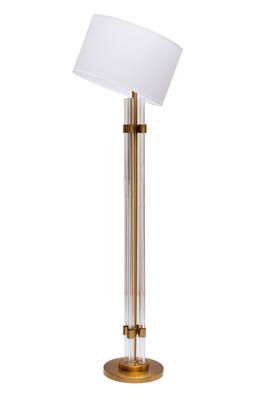 Торшер Garda Decor K2CPF-07234 Торшер со стеклянным основанием d46*h166см арт. K2CPF-07234