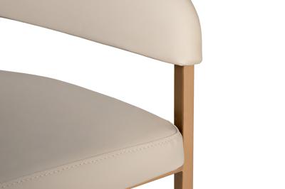 Мебель Garda Decor 58DB-18031 Стул Волна (Surge) 60*53*74см арт. 58DB-18031