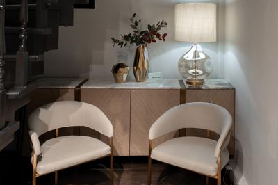 Мебель Garda Decor 58DB-18031 Стул Волна (Surge) 60*53*74см арт. 58DB-18031