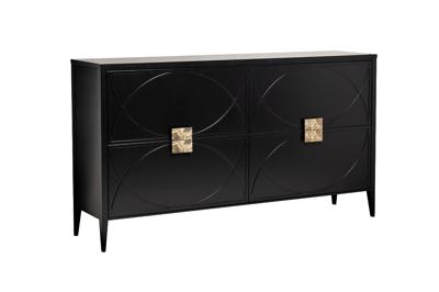 Мебель Garda Decor 151SV-00001 Комод черный 160*90*40см арт. 151SV-00001