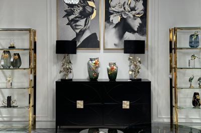 Мебель Garda Decor 151SV-00001 Комод черный 160*90*40см арт. 151SV-00001