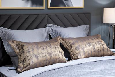 Подарок Garda Decor 121GD-10001 Комплект наволочек Хьюстон (Houston) золотой 50*70 (2шт) арт. 121GD-10001