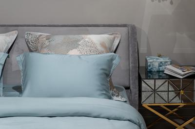 Наволочка Garda Decor 144HF-70611 Комплект наволочек тенсель бирюзовый 70*70 (2шт) арт. 144HF-70611