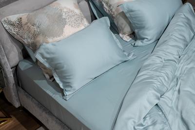 Наволочка Garda Decor 144HF-70611 Комплект наволочек тенсель бирюзовый 70*70 (2шт) арт. 144HF-70611