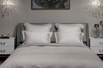 Наволочка Garda Decor 144HF-40411 Комплект наволочек тенсель жемчужный 70*70 (2шт) арт. 144HF-40411