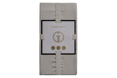 Наволочка Garda Decor 144HF-40411 Комплект наволочек тенсель жемчужный 70*70 (2шт) арт. 144HF-40411