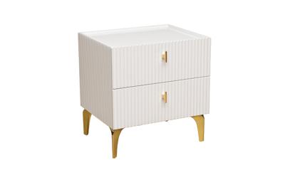 Мебель Garda Decor GD-00003 Тумбочка прикроватная Дориа(Doria) белая 50*40*55см арт. GD-00003