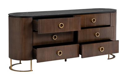 Комод Garda Decor 40AD-00100 Комод коричневый 165*44,5*71см арт. 40AD-00100