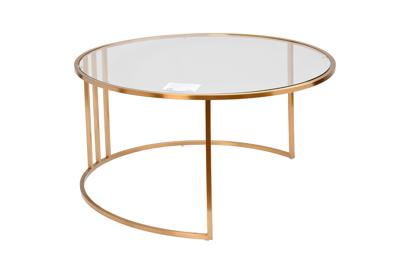 Мебель Garda Decor GY-08549 Стол журнальный с пуфом 84.5*84.5*47см арт. GY-08549