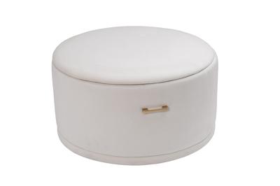 Мебель Garda Decor GY-08549 Стол журнальный с пуфом 84.5*84.5*47см арт. GY-08549